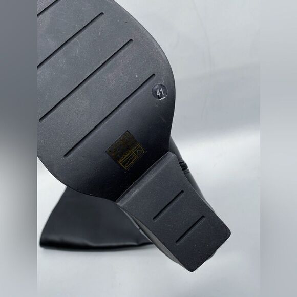 Gia Borghini  Texan Leather Platform Knee-High Boots size 41 - Picture 13 of 13